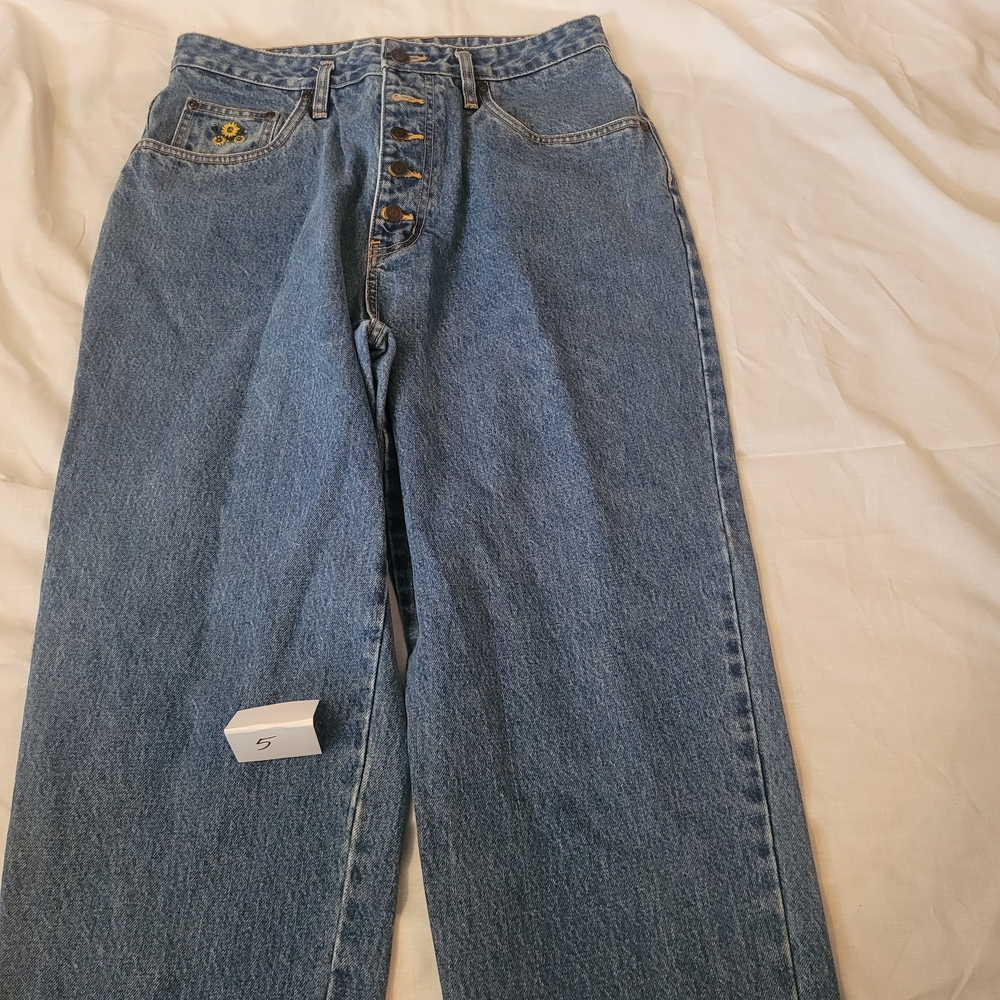 Paris Sport Club High Rise Blue Denim Jeans